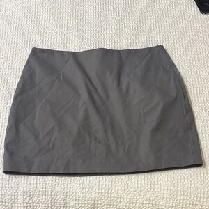 Elegant Gray Mini Skirt